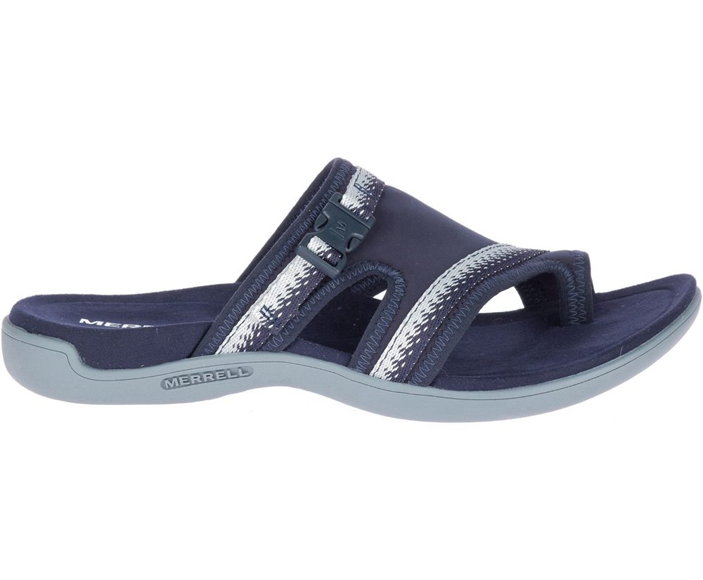 Sandalias Mujer - Merrell District Muri Wrap - Azul Marino/Gris - CERA-41263